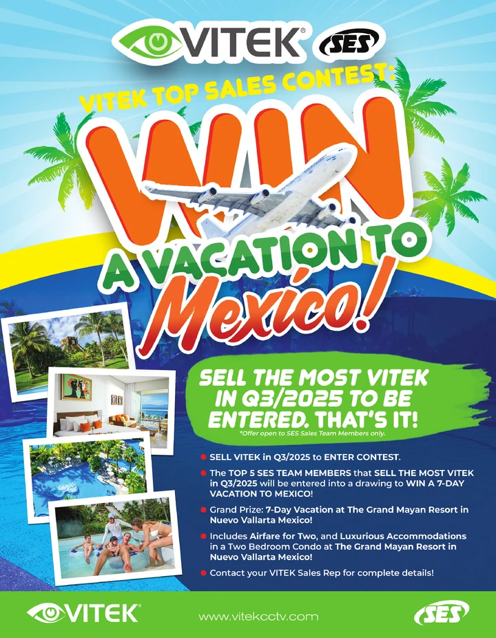 VITEK and SES 2025 Sales team incentive campaign — Win a Vacation to Mexico